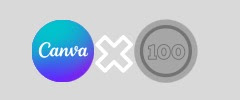 100均×Canva